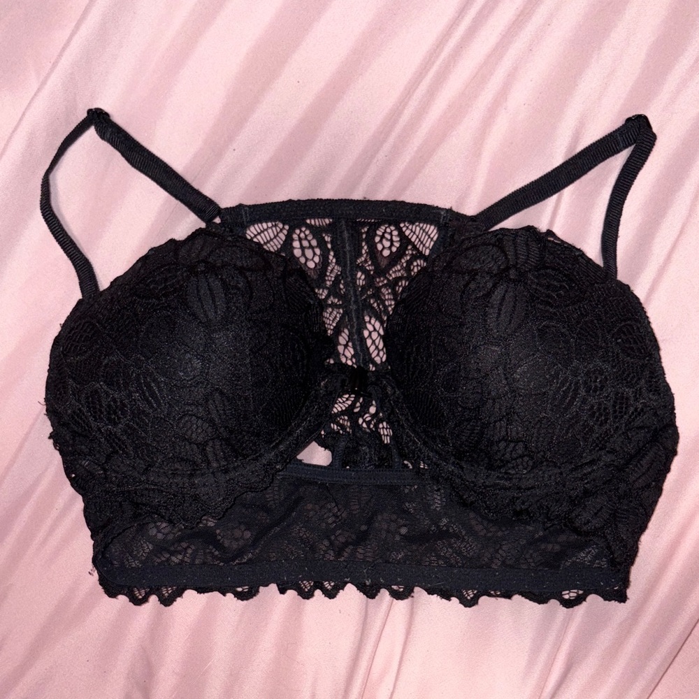 PINK Victoria's Secret Black Lace Bra 💋